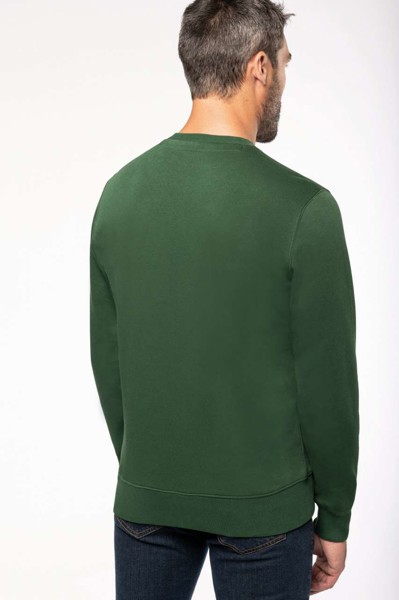 Pulover s okruglim izrezom - Bijela / 2XL