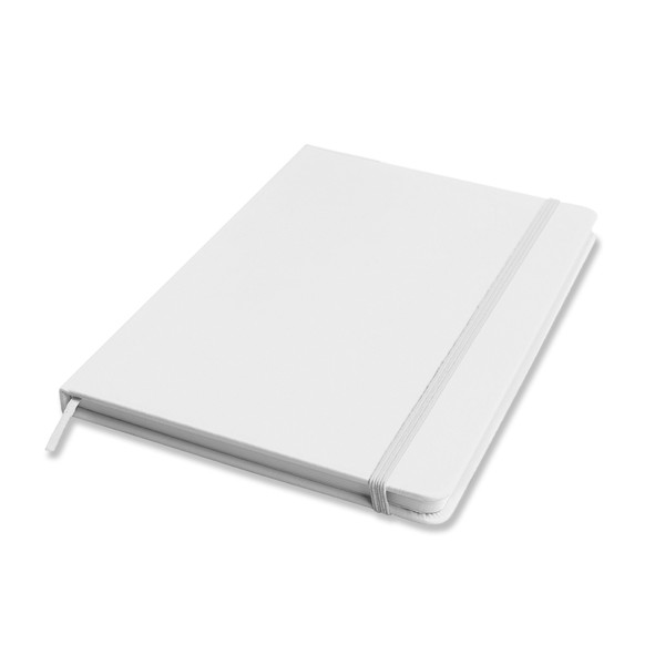 Bloco De Notas A5 Em Pu - Branco
