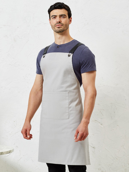 Cross Back Interchangeable Apron Straps - Black