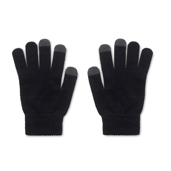 Dactile touch screen gloves RPET,cork label