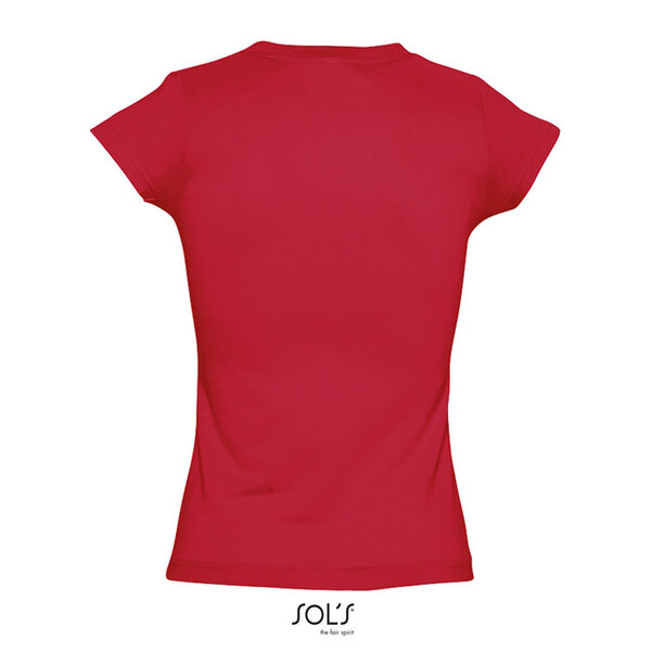 MOON T-SHIRT SENHORA 150g - VermelhoXXL