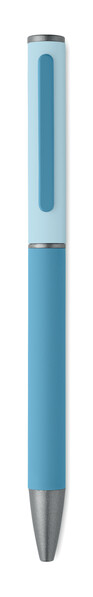 Recycled alu twist ball pen Fillan - Turquoise