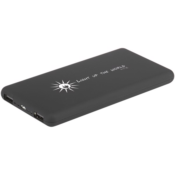 SCX.design P30 8000 mAh Solar Powerbank mit Leuchtlogo