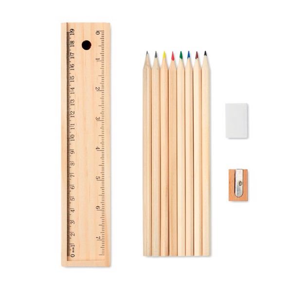 Set de 12 crayons en bois Todo Set