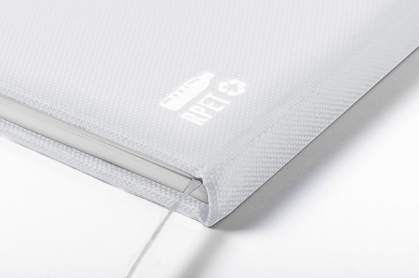 Rpet Notebook Baccata - White