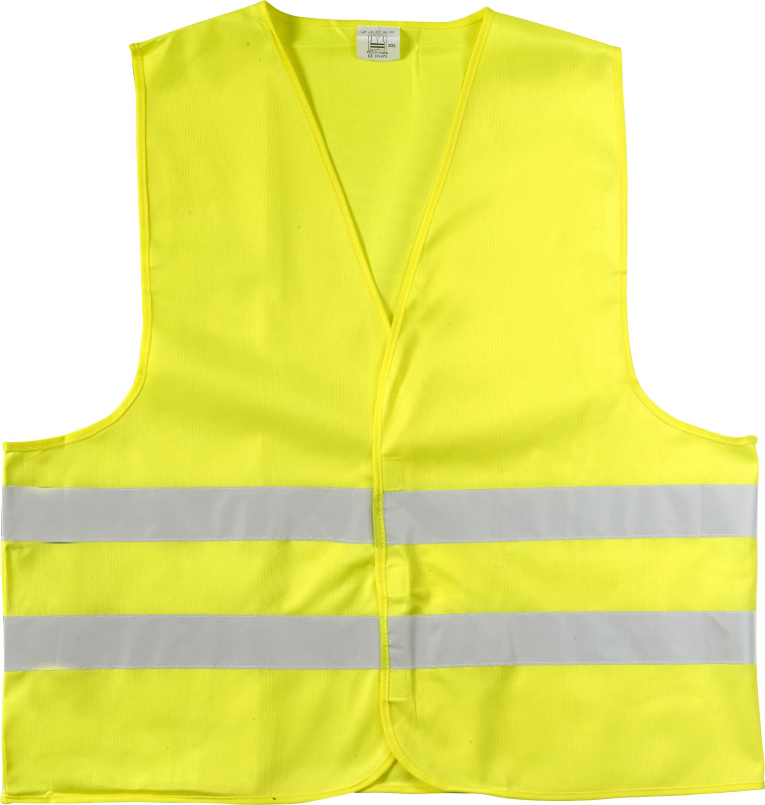 Polyester (150D) safety jacket - Yellow / M