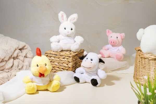 Peluche RPET Remoo, vache