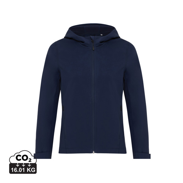 Iqoniq Makalu women recycled polyester soft shell jacket - Navy / XS