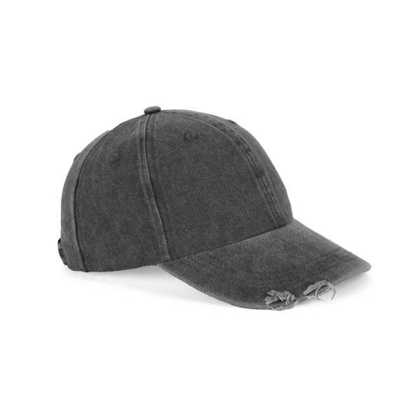 Destroyed Washed Cap - Washed Black