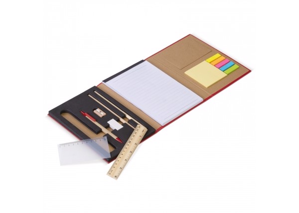 14 pieces stationery set - Red