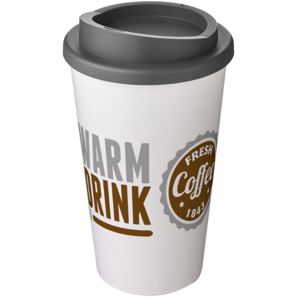 Copo térmico de 350 ml Americano® - Branco / Cinzento