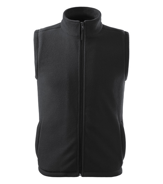 Fleece Vesta Unisex Rimeck® Next - Ebony Gray / M