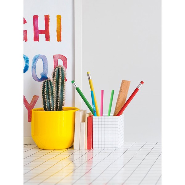 LUCIAN. Crayon de bois fluorescent - Rose