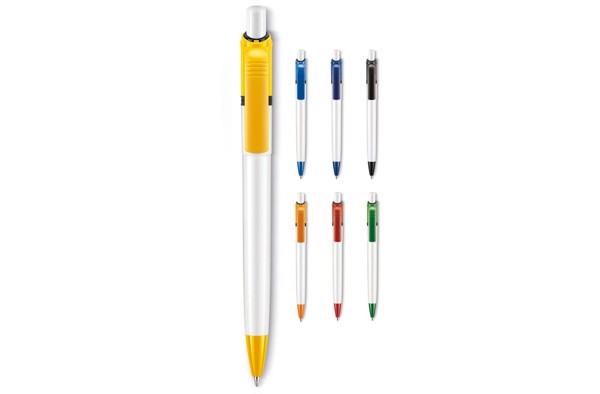Ball pen Ducal Colour hardcolour - White / Black
