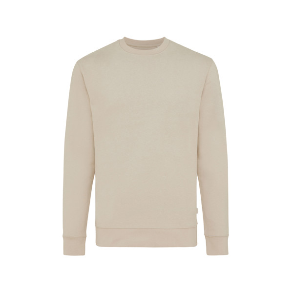 Sweater à col rond en coton recyclé Iqoniq Zion - Desert / XS