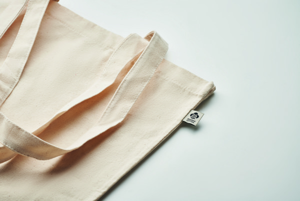 Bente cotton shopping bag, 220 g/m², 38x42x9 cm