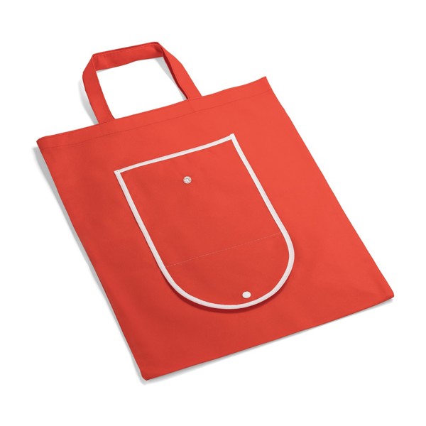ARLON. Non-woven folding bag (80 g/m²) - Red
