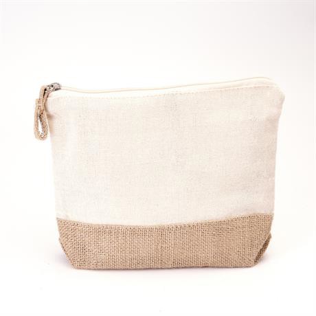 Neceser personalizado de algodón y yute 180 g/m²