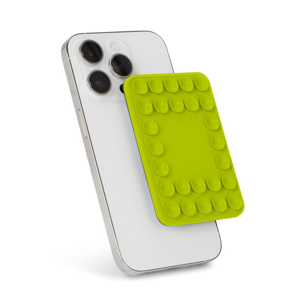 Selfie suction magnetic phone case - Citrus Green