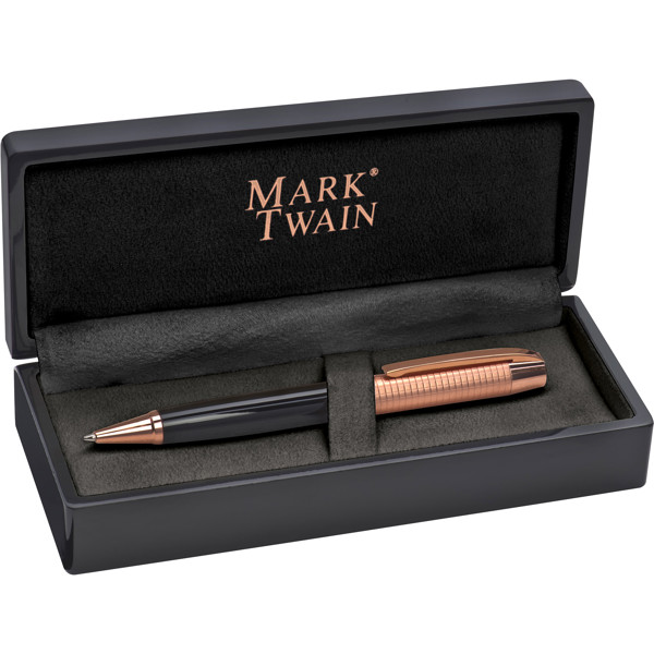 QUENTIN Guľôčkové pero Mark Twain - Black