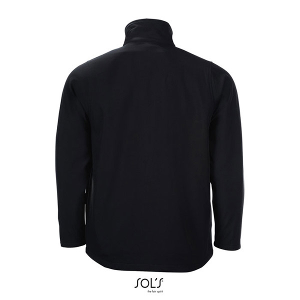 RACE MEN SOFTSHELL ZIP - Black / M