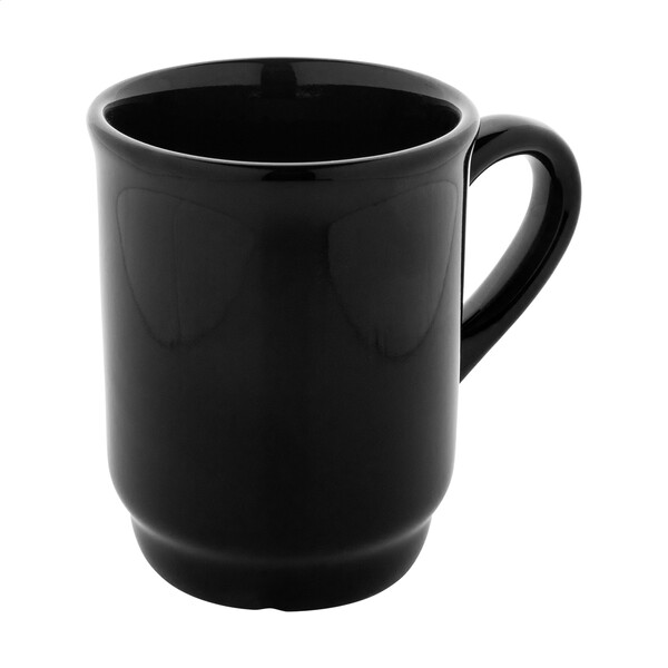 Stohovateľný keramický hrnček Marknad - Black