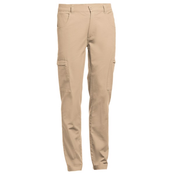 THC TALLINN. Cotton and elastane trousers - Light Brown / M