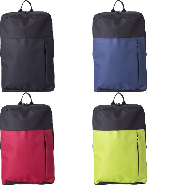 Polyester (600D) backpack - Black