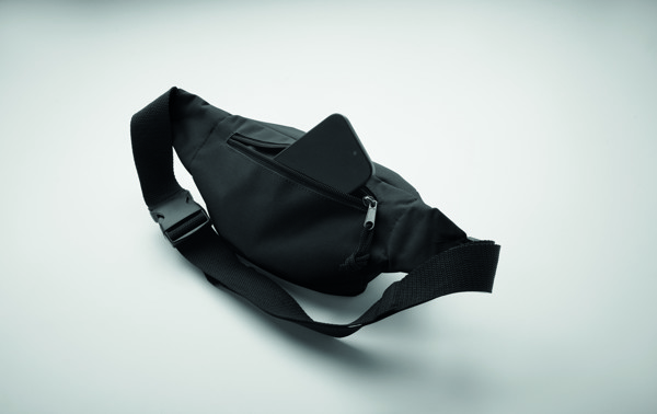 600D RPET övtáska Hipla - Fekete