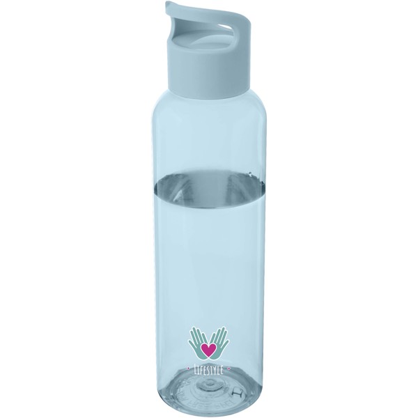Garrafa de água de plástico reciclado de 650 ml "Sky" - Cloud Blue