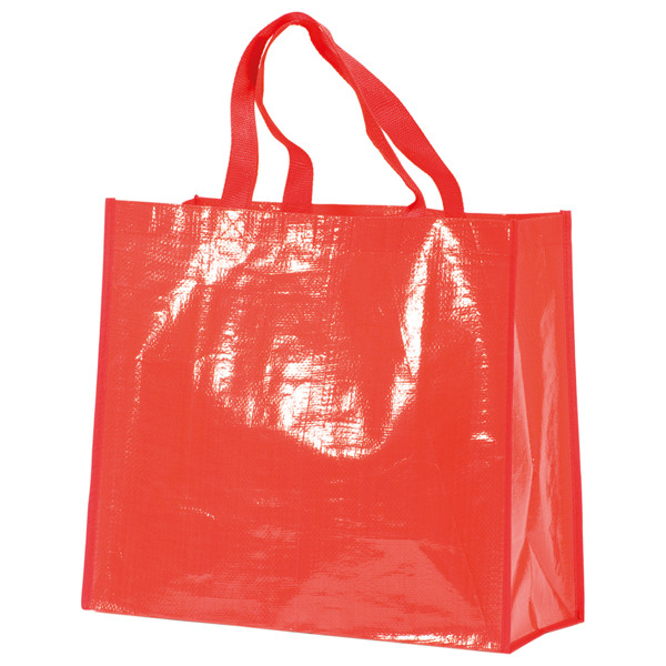 Saco De Compras Em Pp Laminado 120G - Vermelho