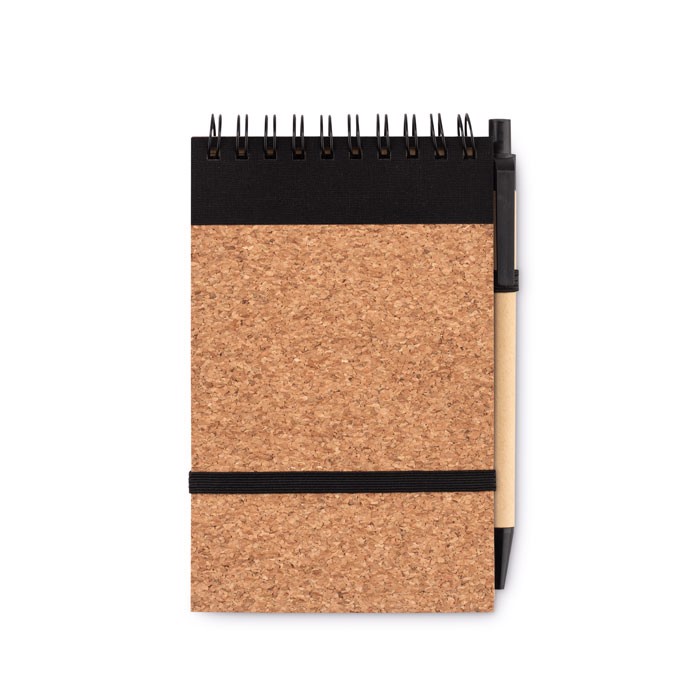 MB - A6 cork notepad with pen Sonoracork