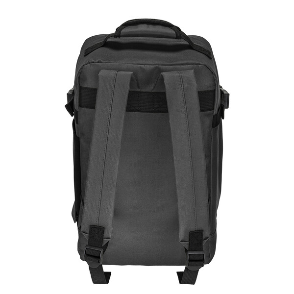 Cabin Size Travel Backpack With Laptop Holder (15) In 600D Polyester - Black