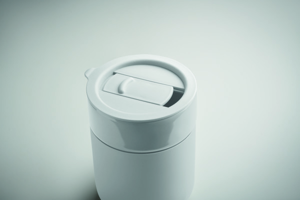 Keramikbecher 330 ml Qeram - Weiß