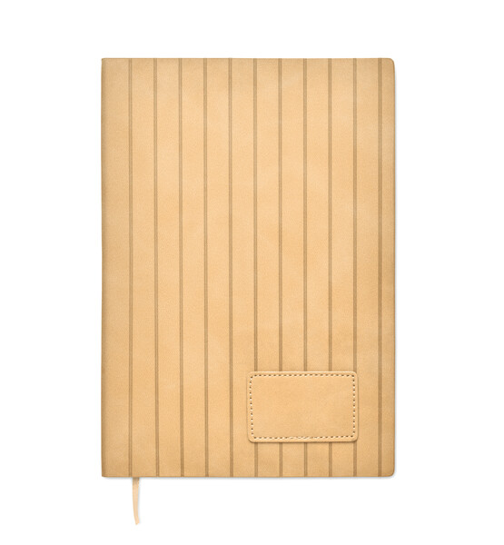 A5 notebook in smokey PU Tintray - Beige