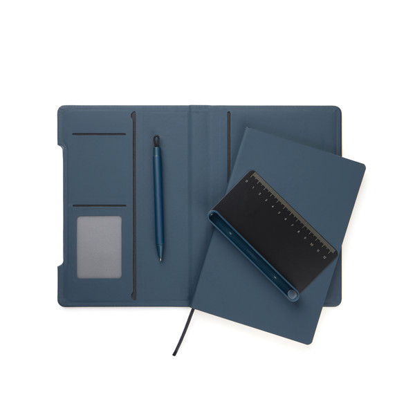 VINGA Baltimore RCS Carnet rechargeable 4-en-1 - Bleu Marine