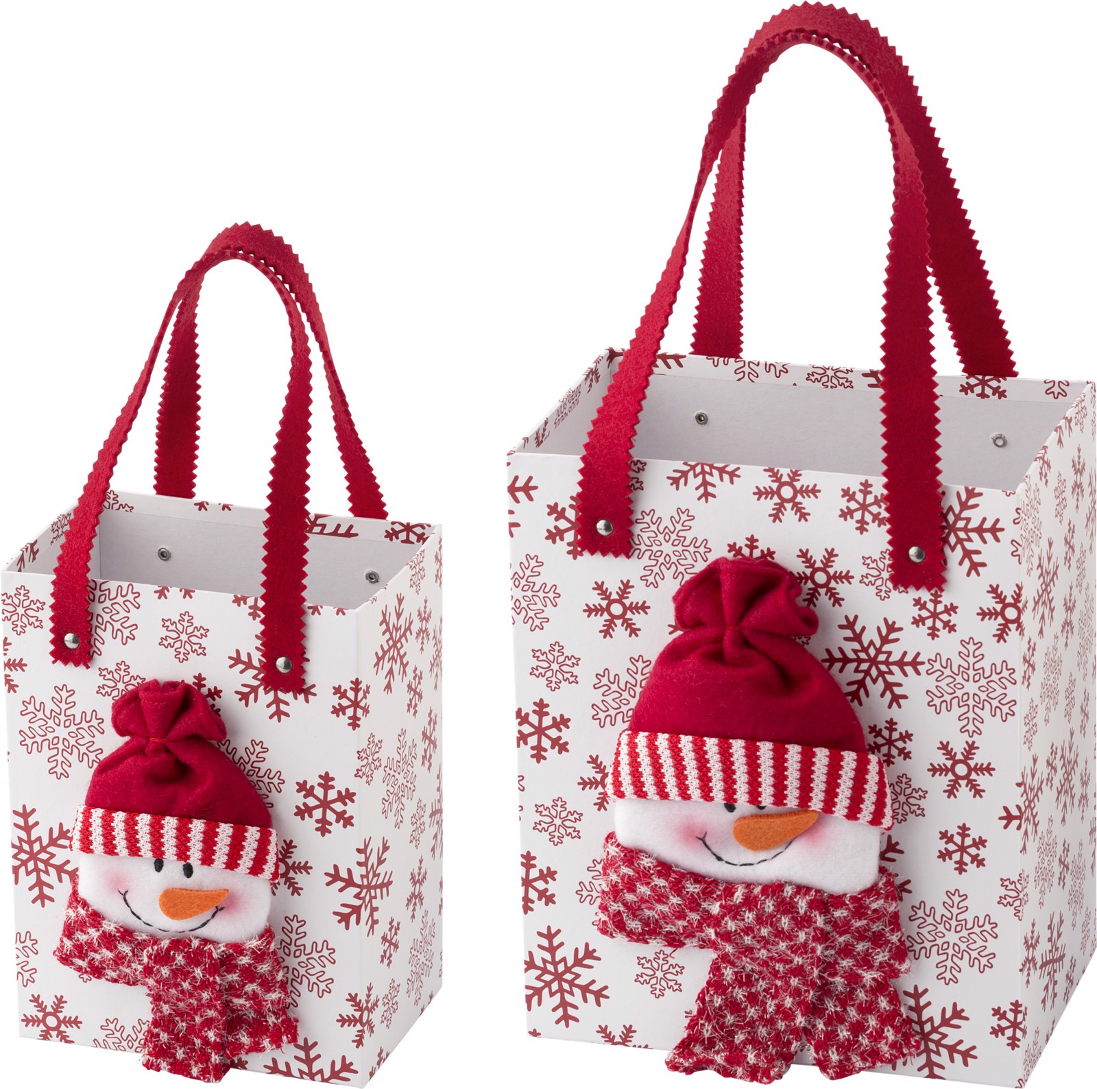 Set of Christmas decoration boxes - White / Red - Fun Promotion
