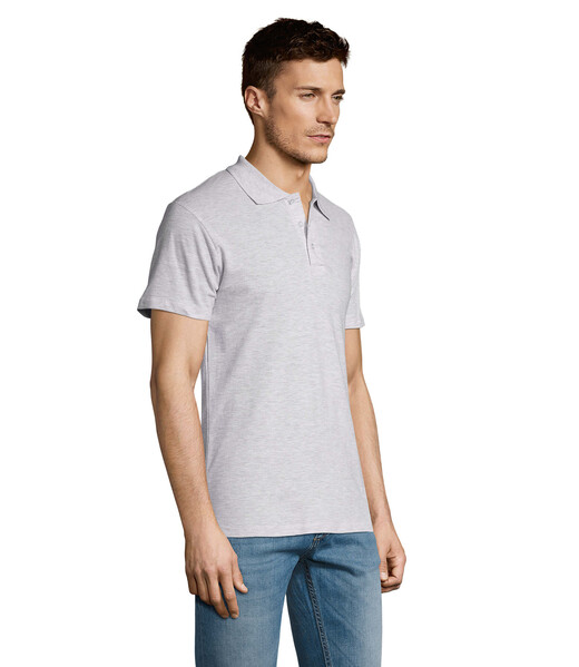 SUMMER II MEN polo 170g - Popiół / M