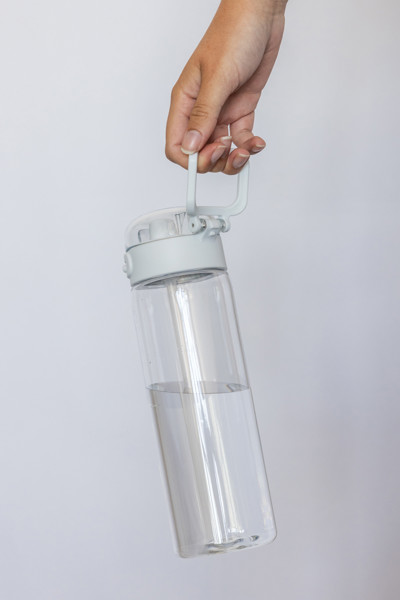 Sip'nLock RCS rPET auslaufsichere Sport-Trinkflasche 800ml - Weiß
