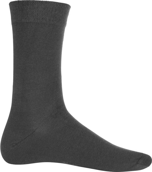 Cotton Mix City Socks - Dark Grey / 43/46