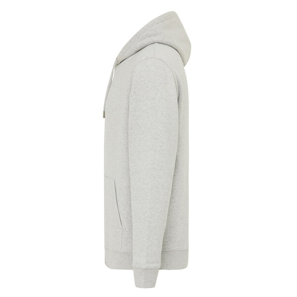 Mikina s kapucí IQONIQ Joshua z recyklované bavlny - Light Heather Grey / 4XL