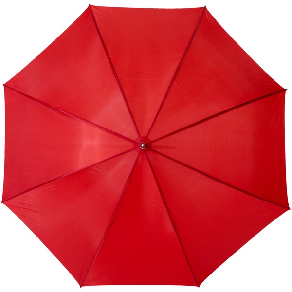 Karl 30" golf umbrella with wooden handle - Red