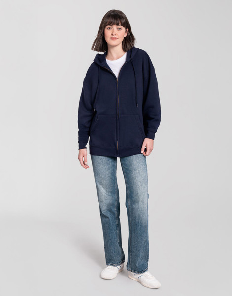 Iconic Premium Hooded Sweat Jacket - Deep Navy / 3XL