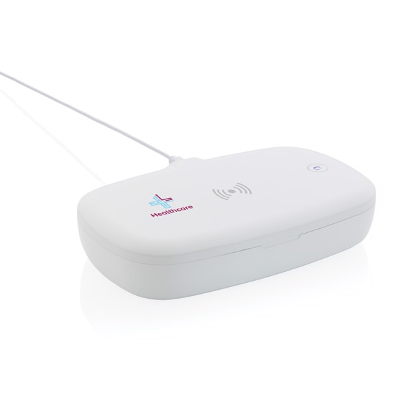 UV-C sterilizační box s bezdrátovým nabíjením 5W
