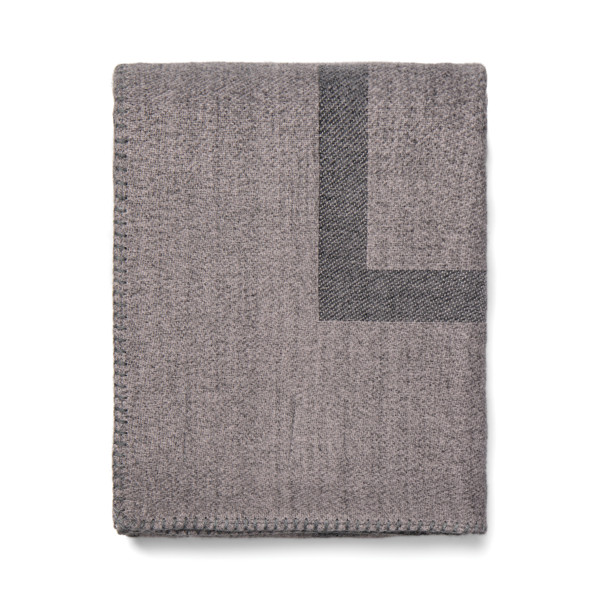 VINGA Monogram GRS blanket - Grey