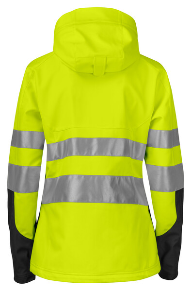 6423 3 LAYER JACKET HV LADY Yellow/black XXXL