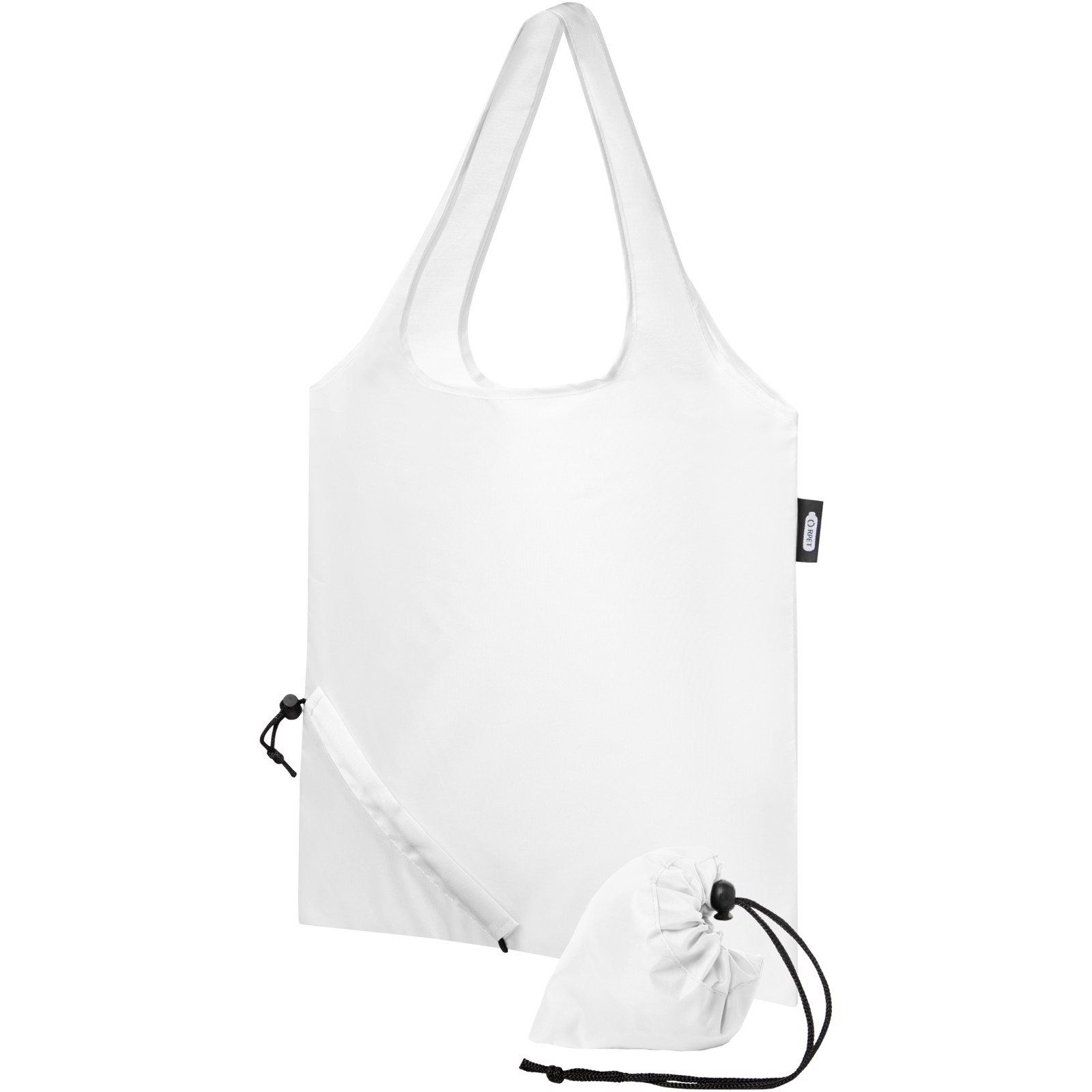 Sabia RPET foldable tote bag - White