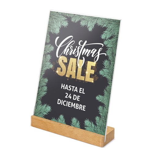 GRAPHIC HOLDER A5 WOODEN BASE “IZOR”