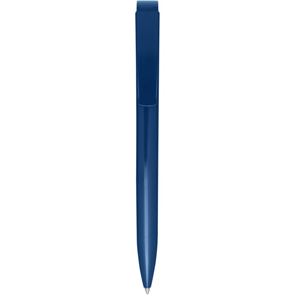 Stylo bille en plastique recyclé Lucia (encre bleue) - Bleu