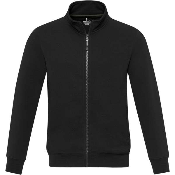 Galena 320 g/m2 unisex Aware™ recycled full zip sweater - Black / 3XL